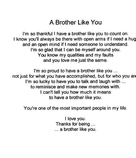 A Brother Like You Bmp 893×1037 Brother Quotes Brother Sister