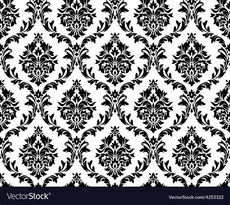 Set Of Seamless Damask Backgrounds Royalty Free Vector Image Hot Sex Picture