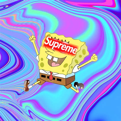 Spongebob Supreme Supremelogo Funnyface