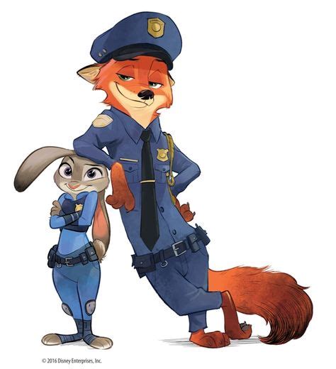 Officer Judy Hopps And Nick Wilde Zootopia Zootopia Zootopia