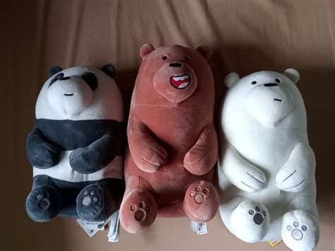 We Bare Bears Miniso Icebear Grizz Panda Hobbies And Toys Toys And Games