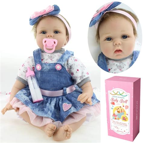 Ziyiui Lifelike Reborn Baby Dolls Soft Vinyl Silicone Handmade Babies