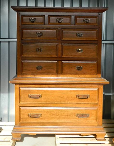 5.0 out of 5 stars 1. Bedroom set including: solid, unmarked tall chest ...