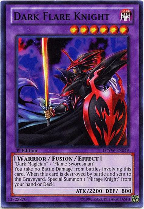 Yugioh Legendary Collection 3 Single Card Common Dark Flare Knight Lcyw