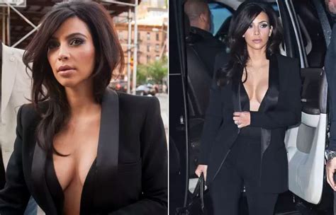 Kim Kardashian Aposta Em Decote Profundo Veja Os Looks Mais Ousados Da