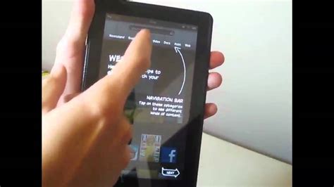 Kindle Fire Setup And First Impressions Youtube