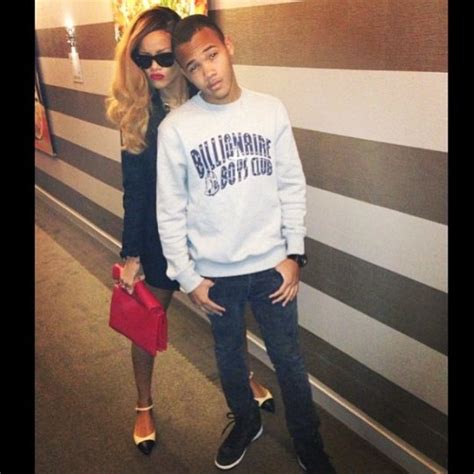 Rihanna And Her Brother Rajad Fenty My Famous Peps Pinterest