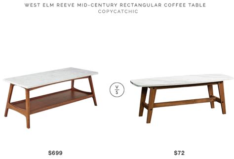 Also if you want to go with a beautiful weathered glass look the west elm terrace side and coffee table are a great addition. Daily Find | West Elm Reeve Mid-Century Rectangular Coffee ...