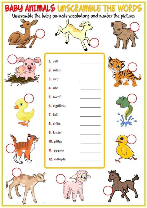 Https://tommynaija.com/worksheet/animals Worksheet For Kindergarten Pdf