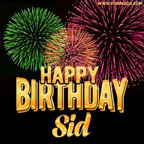 Happy Birthday Sid S