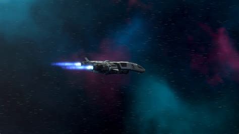 Futuristic Spaceship Flying In Space 30 Fps Stock Motion Graphics Sbv