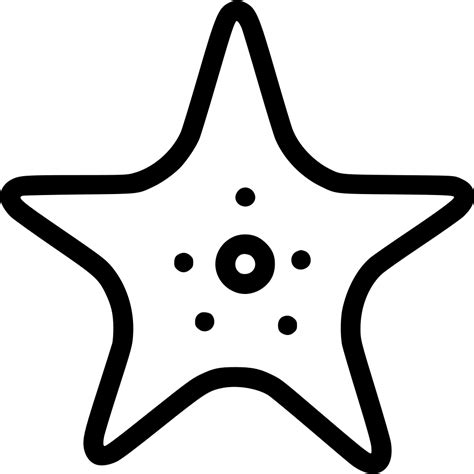 Starfish Svg Png Icon Free Download (#547299) - OnlineWebFonts.COM