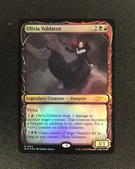 Olivia Voldaren Halo Foil Mtg Proxy Secret Lair Drop Series Proxy