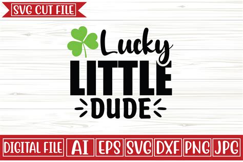 Lucky Little Dude Svg Design Graphic By Nf Design Park Bd · Creative Fabrica