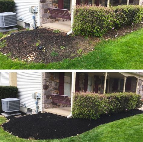 Mulch And Bed Maintenance Rds Total Lawn Langhorne Pa