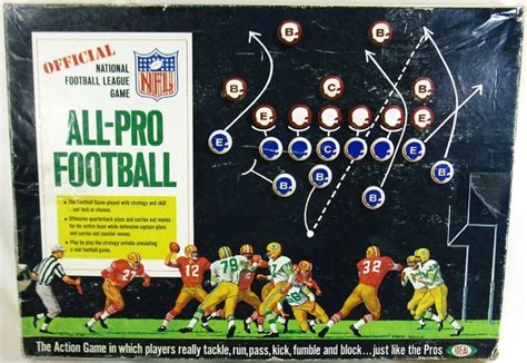 Ideal 1967 All Pro Football Game Vintage Games Vintage Board Games