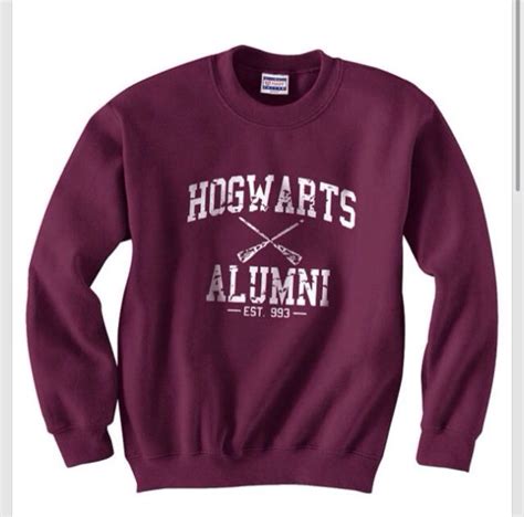 Hogwarts Alumni Crew Neck Hogwarts Alumni Clothes Design Sweatshirts