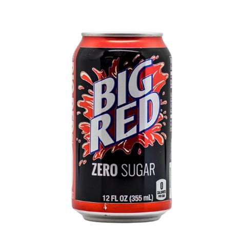Big Red Zero Sugar Usa Soda 12 X 0355 Liter Blik Five Star Trading