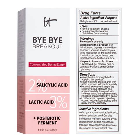 Bye Bye Breakout Salicylic Acid Acne Serum It Cosmetics