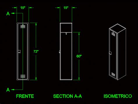 Lockers Cad Block And Typical Drawing For Designers