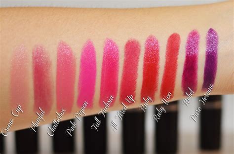 A Beauty Moment Mac Lipstick Collection Swatches