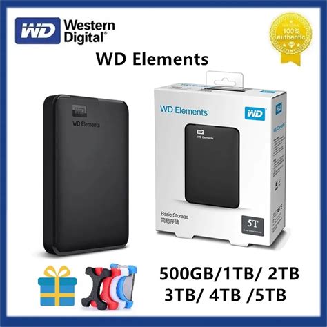 Western Digital Wd Elements 5tb 4tb 2tb 1tb 500gb 2 5 Portable Hard Drive Hdd Usb3
