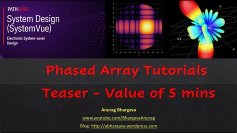 Phased Array Tutorials Introduction YouTube