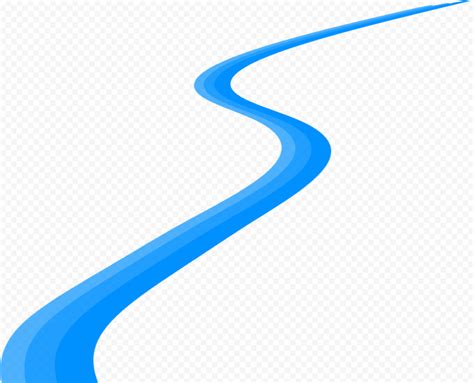 Blue Curved Curve Line Png Citypng