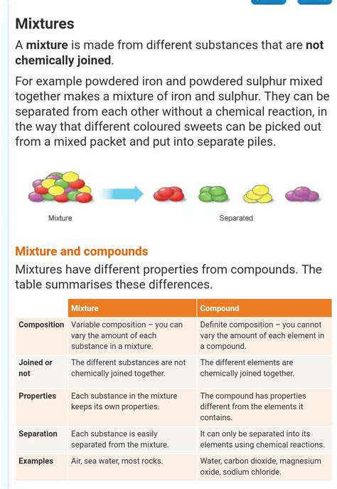 What Are The Difference Between Mixture And Compound