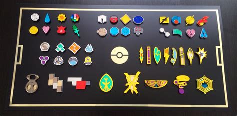 Pokemon Badges Elite Four Collection Kanto Johto Hoenn Sinnoh