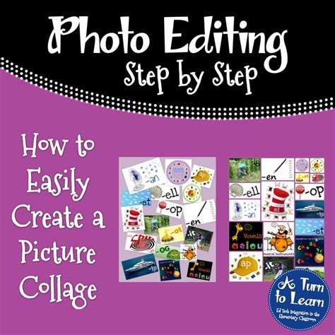 Create your collage — now you're ready to create a beautiful collage. How To Make an Easy Photo Collage • A Turn to Learn