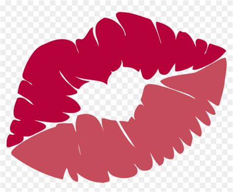 Kiss Lips Mouth Red Love Rosa Heart Valentine Lips Emoji Png