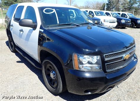 2013 Chevrolet Tahoe Police Suv In Wichita Ks Item Df1045 Sold