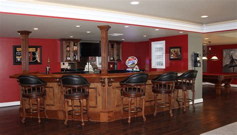 Perry Hall Basement with Custom Bar | Taylor Made Custom Contracting