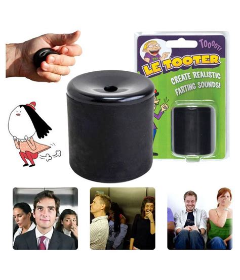 3pcs Novelty Tooter Create Realistic Farting Sounds Fart Pooter Machine Handheld Party Toy Black