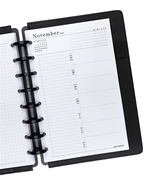 Weekly Calendar Pages And Planner Inserts For Discbound And Six Ring