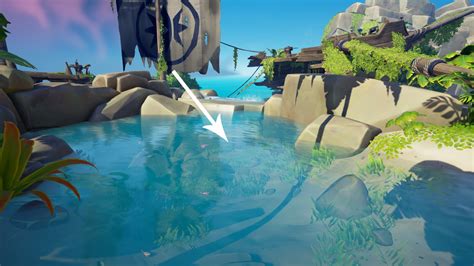 With an unlabeled treasure map, you have to match the shape of the island to an island you find on you ship's map table. Where to find the key in the Maiden Voyage in Sea of ...