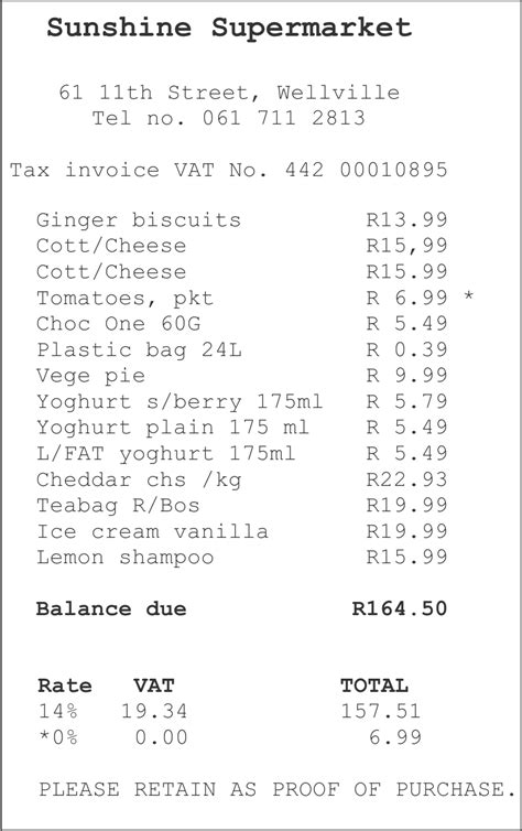 Till slip marketing, johannesburg, south africa. Value Added Tax | Banking, Interest And Taxation | Siyavula