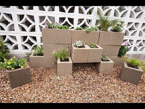 A long time ago, a person tried to be creative and started using cinder blocks as vases for flowers. How to Build a Cinder Block Garden Wall with Justin ...