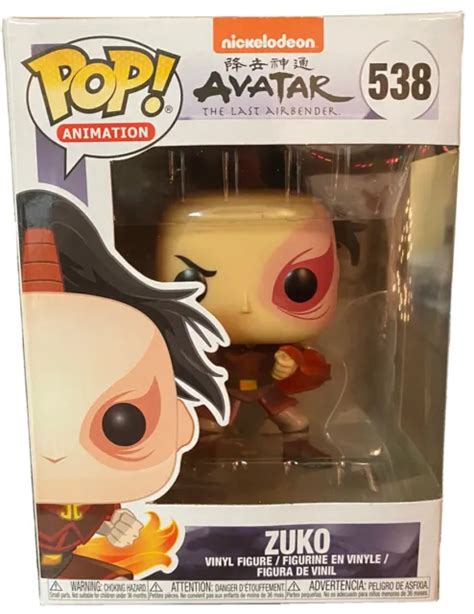 Funko Pop Zuko Avatar The Last Airbender Nickelodeon Anime Pop 538 9