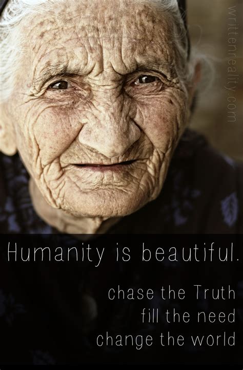 Humanity is beautiful - Written Reality