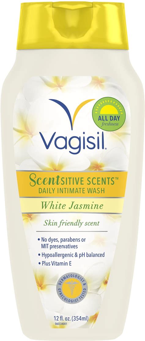 Vagisil Wash Scentsitive Scents White Jasmine 12 Oz Pack Of 6