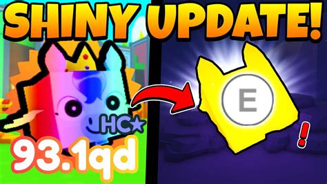 New Shiny Pets Update Insane Crowned Pets Signed Pets And More In