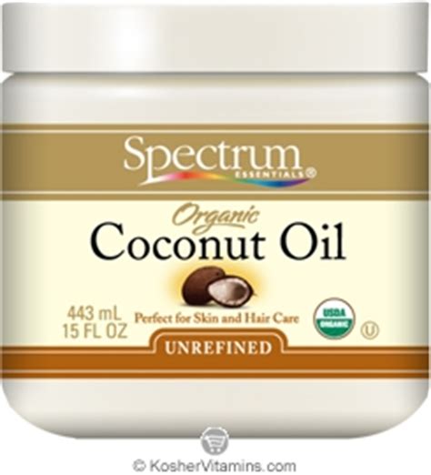 Coconut oil is a fatty oil that's made from raw or dried coconuts. Spectrum Kosher Organic Coconut Oil Unrefined for Skin and ...