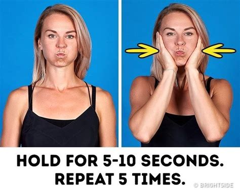 8 Effective Exercises To Slim Down Your Face With Images Face