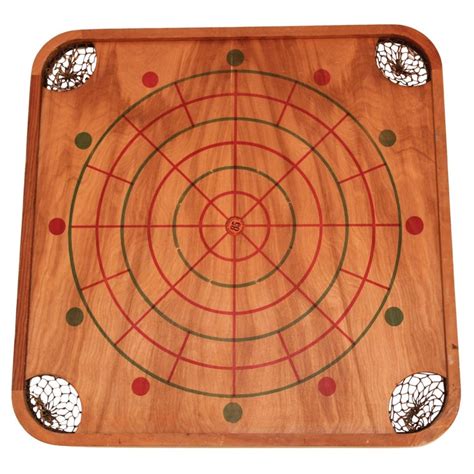 Antique Carrom Company Large Wood Game Board Double Sided For Sale At