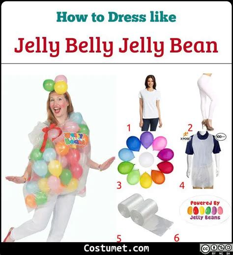jelly belly jelly bean costume for cosplay and halloween