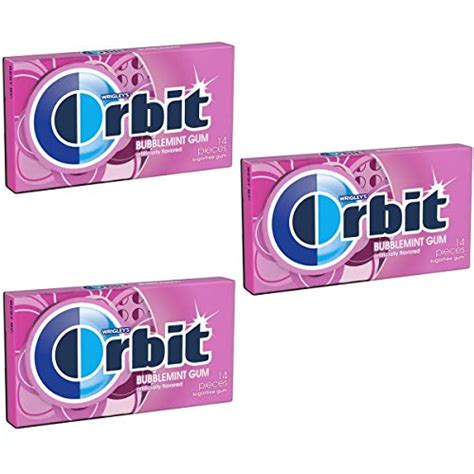 Orbit Gums Variety Pack Of 15peppermint Wintergreen Spearmint