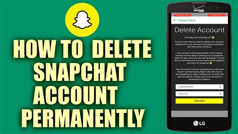 how to delete your snapchat account permanently in 2022 youtube