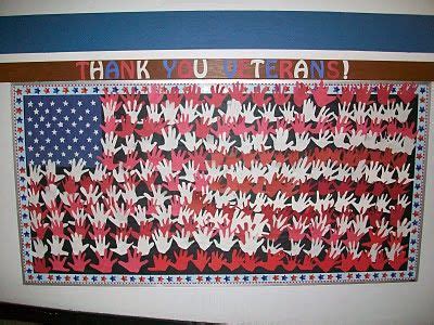 Memorial day bulletin board bulletin boards. Hand flag! This would be great for the hall or a stage backdrop. Veteran's Day, Patriot's Day ...